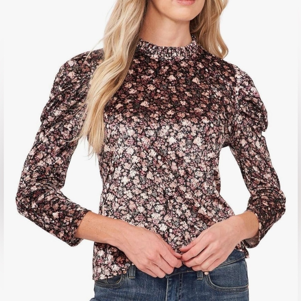 Cece Women’s Long Sleeve Blouse Size 3x Floral Multicolored - Picture 1 of 10